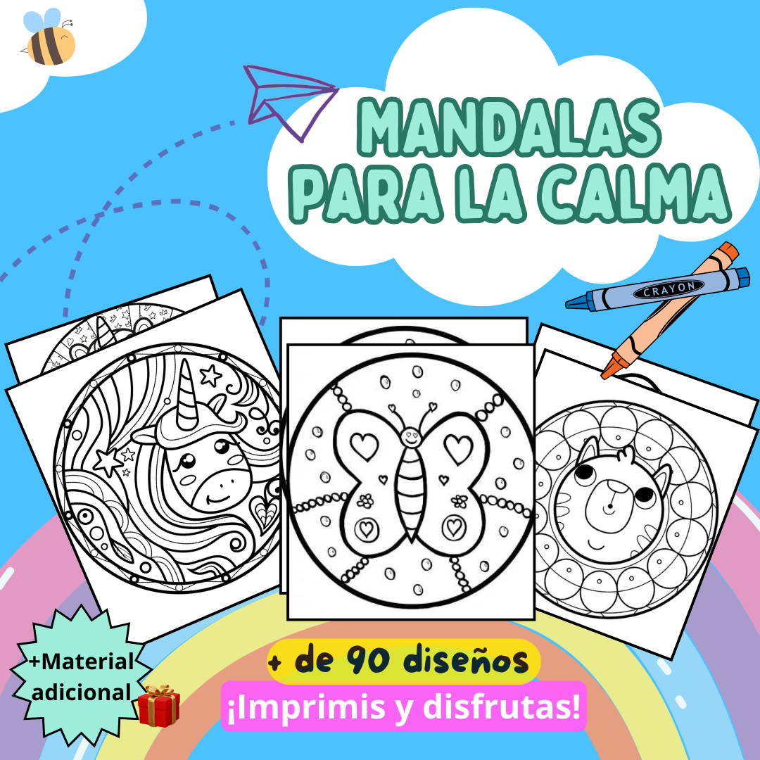 Kit Mandalas Infantiles