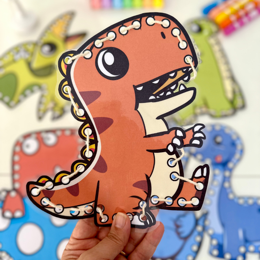 Enhebrados de Dinosaurios