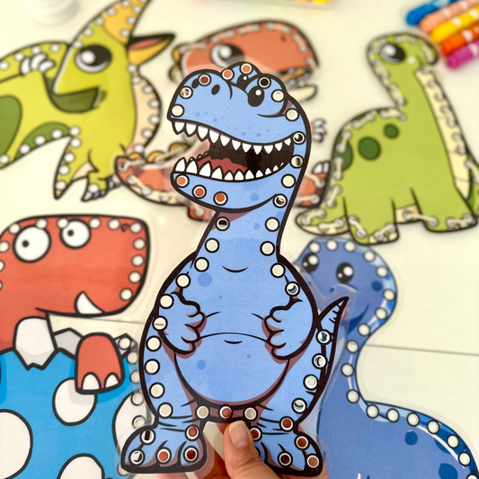 Enhebrados de Dinosaurios