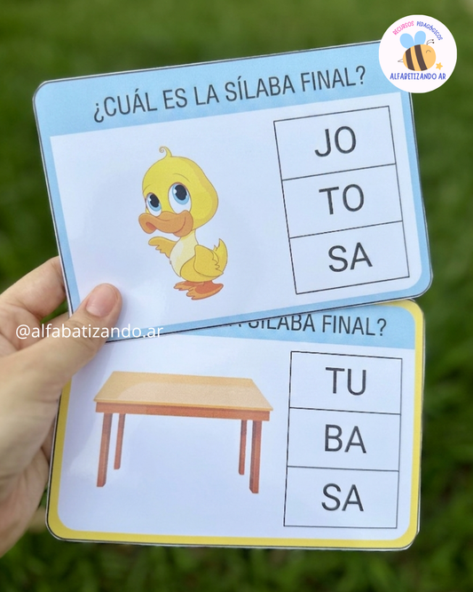 ¿Cuál es la sílaba final?