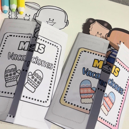 Lapbook Vacaciones invierno