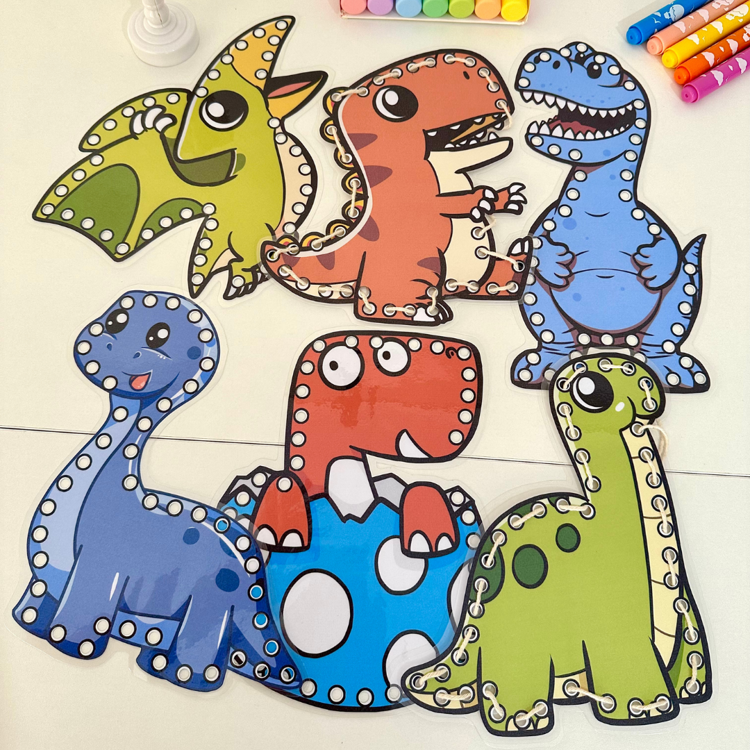 Enhebrados de Dinosaurios