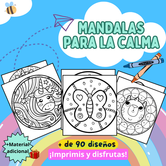 Kit Mandalas Infantiles